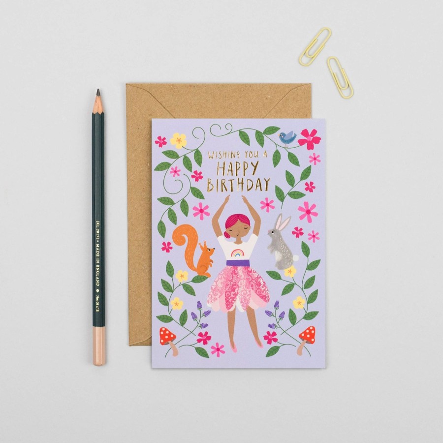 Homestyle Mifkins | Twinkle Toes Kid'S Birthday Card | Children'S Birthday Card