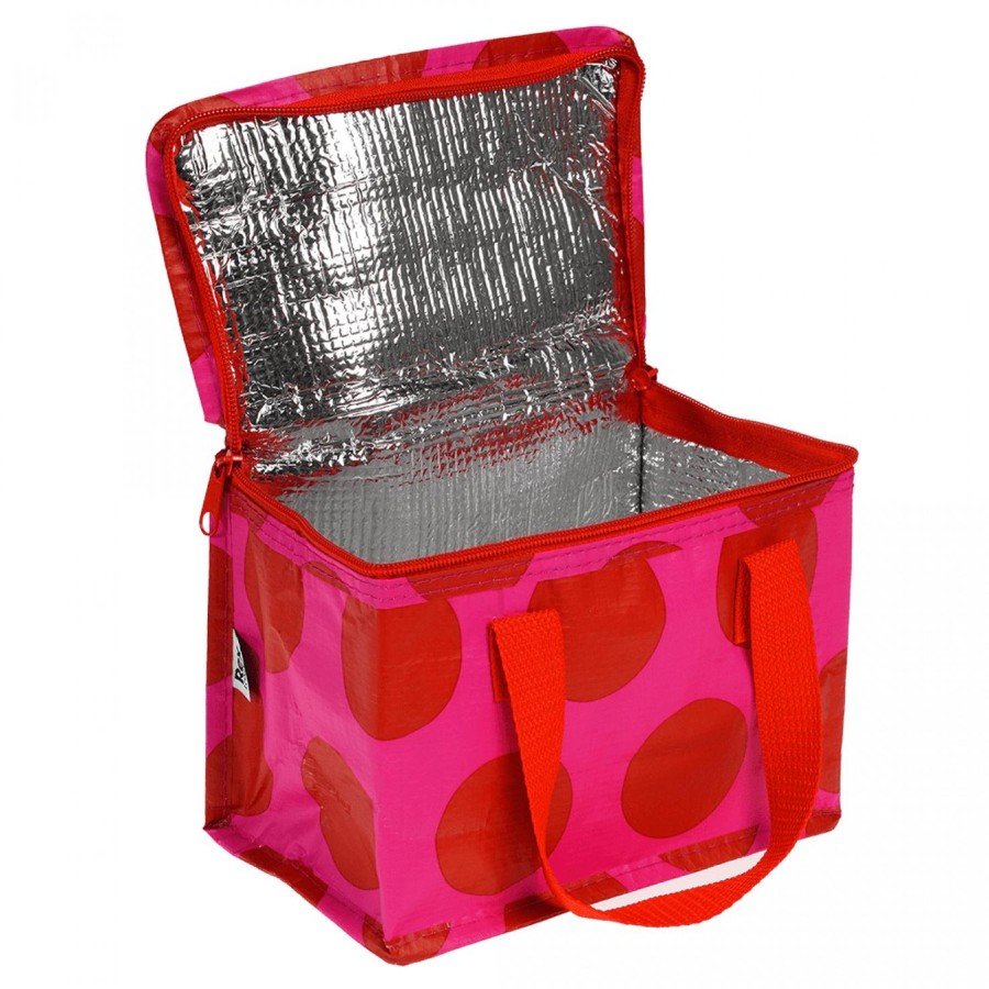 Homestyle Rex London | Rex Red On Pink Spotlight Lunch Bag