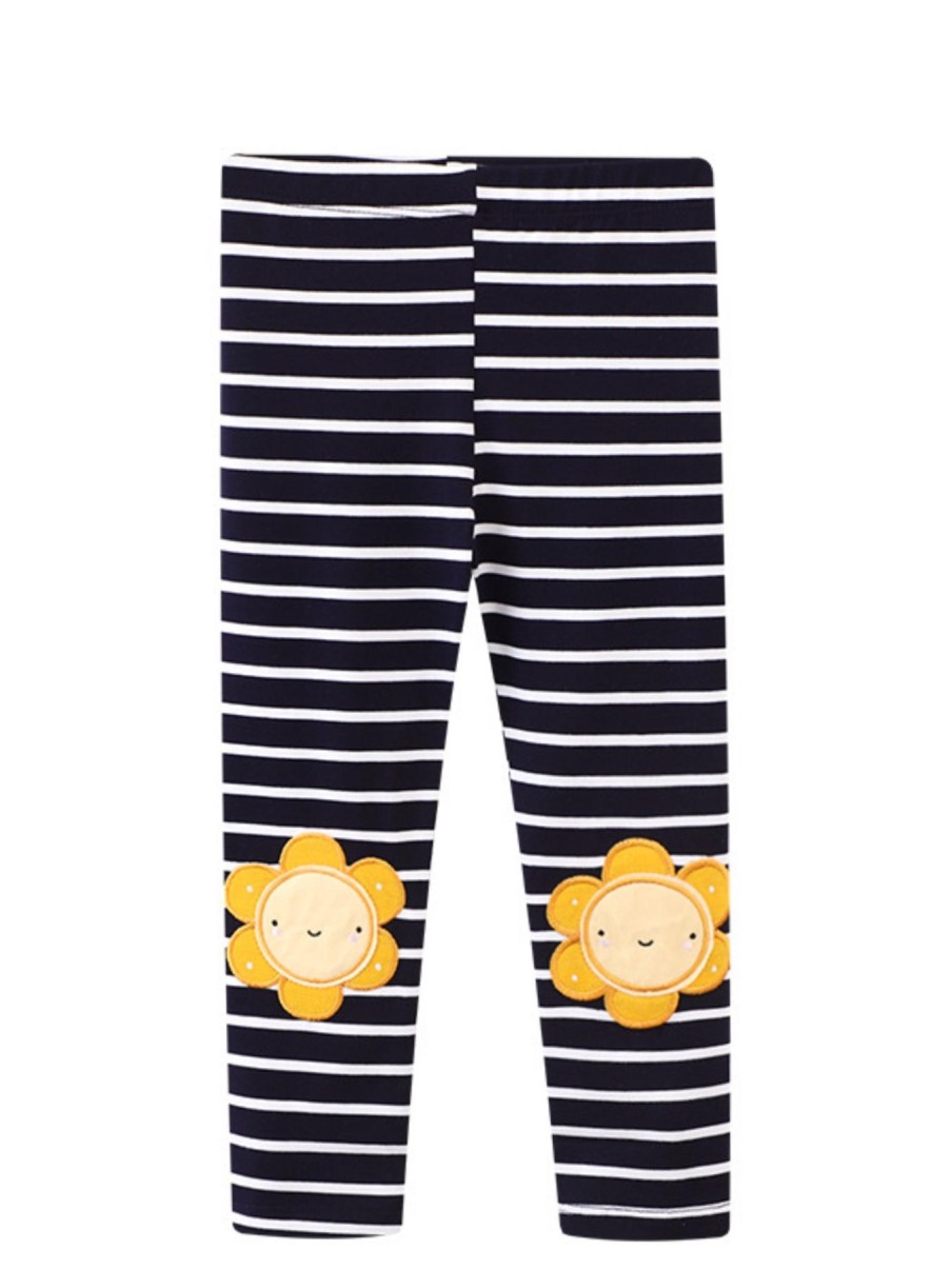 Kids Origami Doll | Happy Sun Striped Legging (Low In Stock/6&7 Yrs Old)