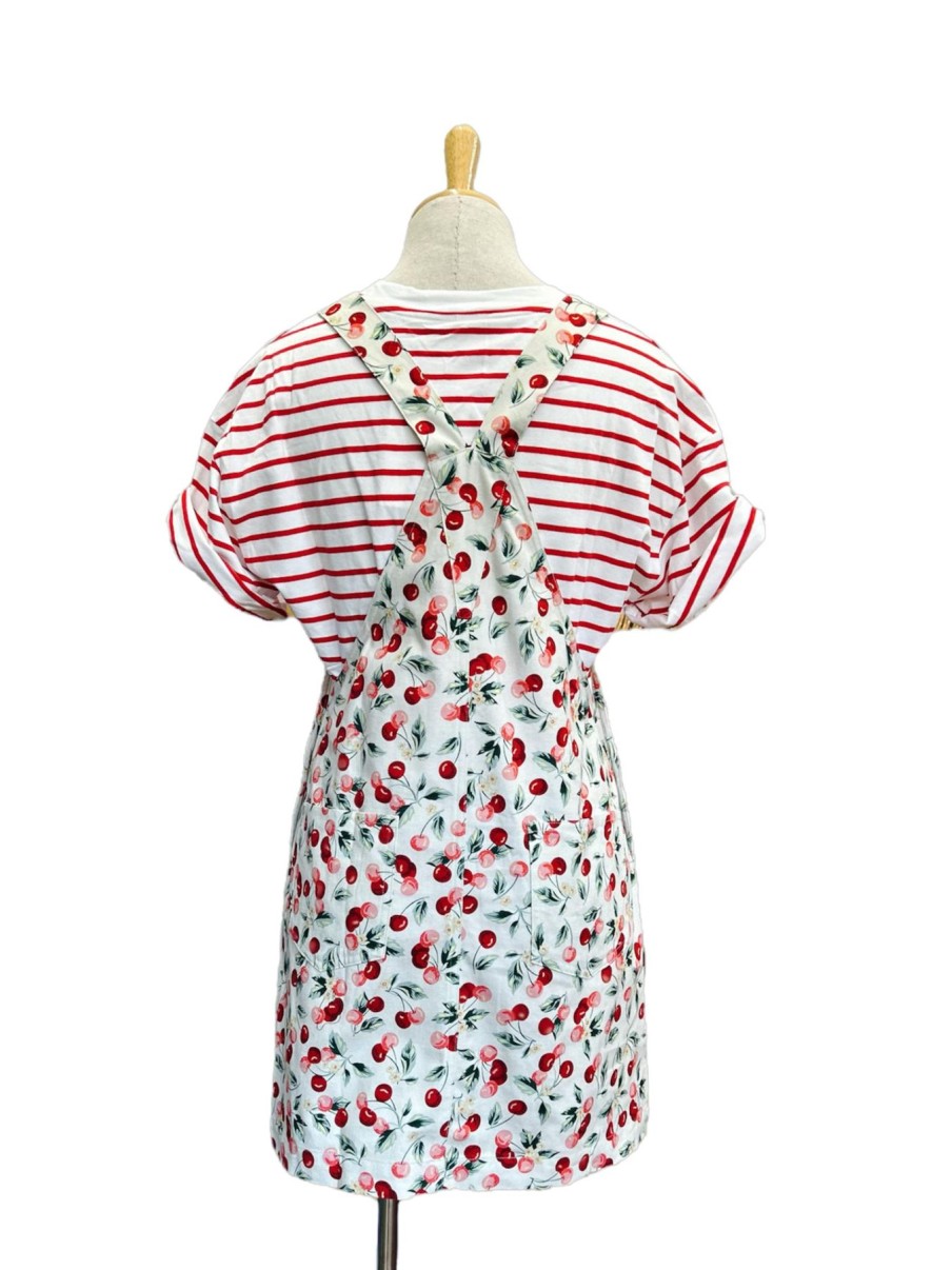 Women Origami Doll | Emily Overall Dress-Cherry