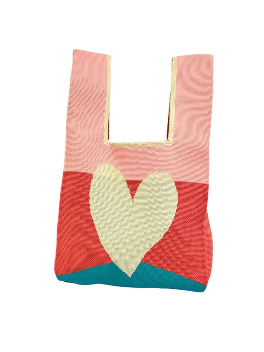 Bags Origami Doll | Handmade Knit Tote Bag