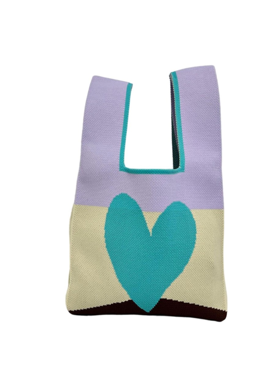 Bags Origami Doll | Handmade Knit Tote Bag