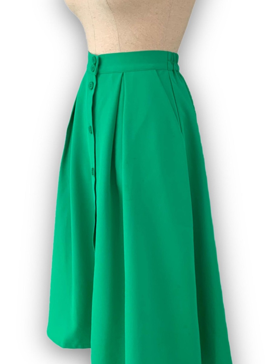 Women Origami Doll | Ashley Skirt-Green