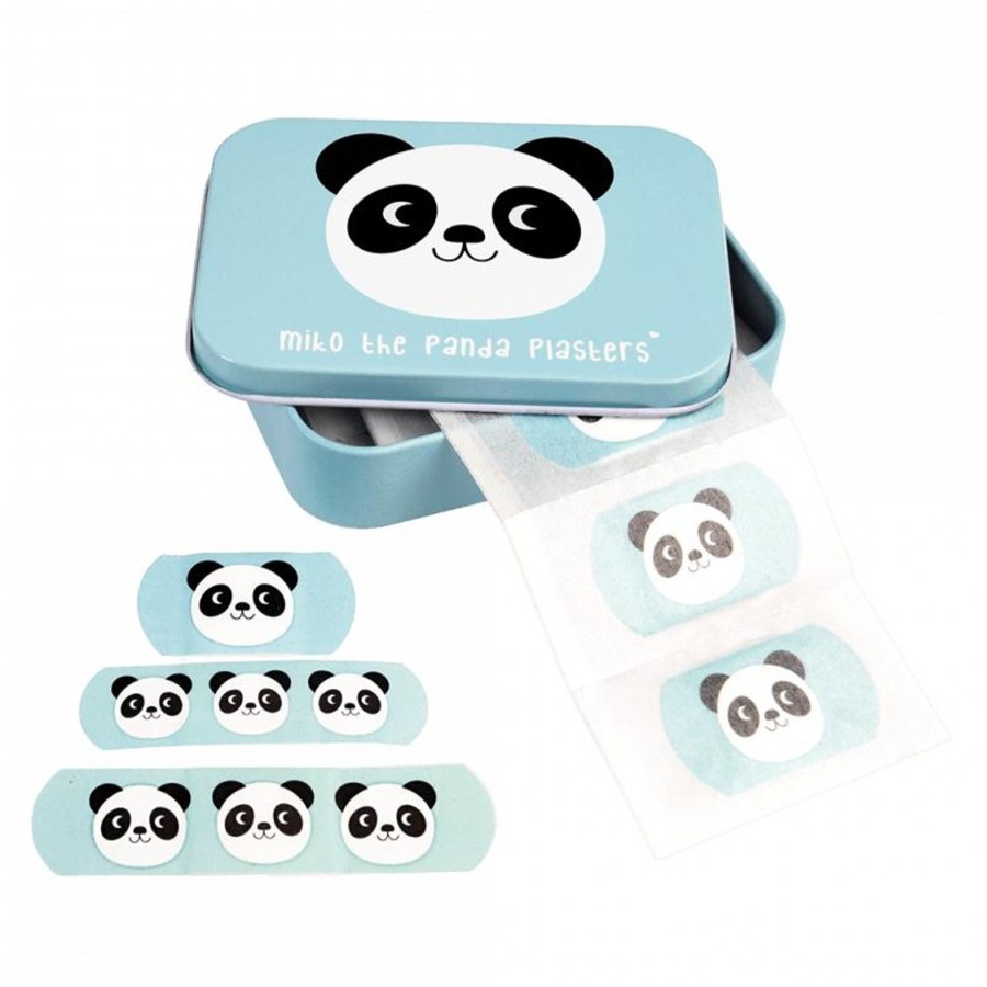 Homestyle Rex London | Rex Child Plasters Tin-Miko The Panda (30 Packs)