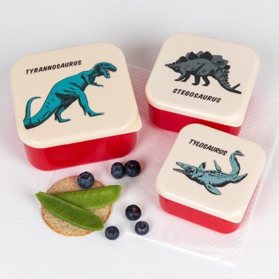 Homestyle Origami Doll | Set Of 3 Snack Boxes-Dinosaurs