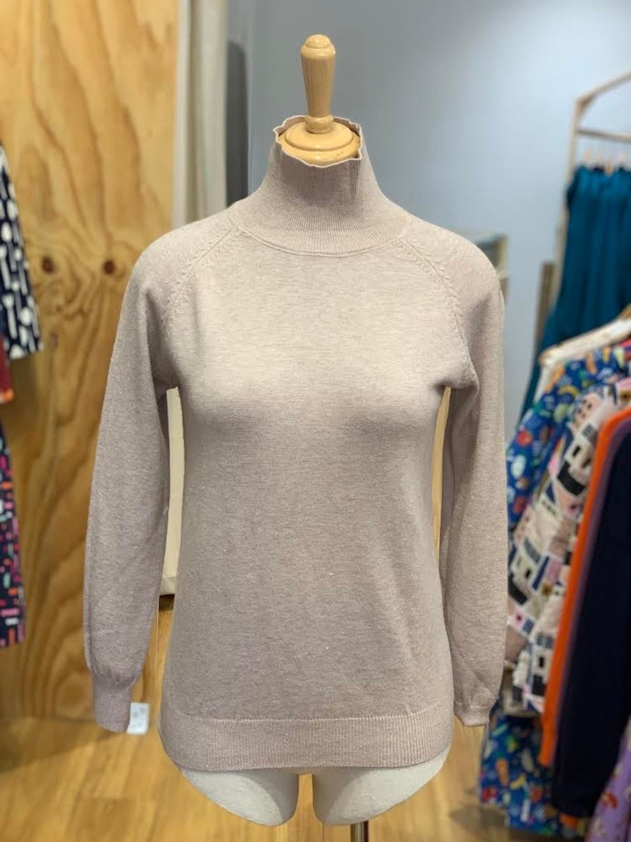 Women Origami Doll | Fundamental Turtle Neck Pullover