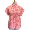 Women Origami Doll | Fun Squiggles Top-Pink