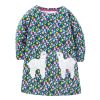 Kids Origami Doll | Llama Flower Cotton Girls Dress (Low In Stock/Size 2,6&7 Yrs Old)