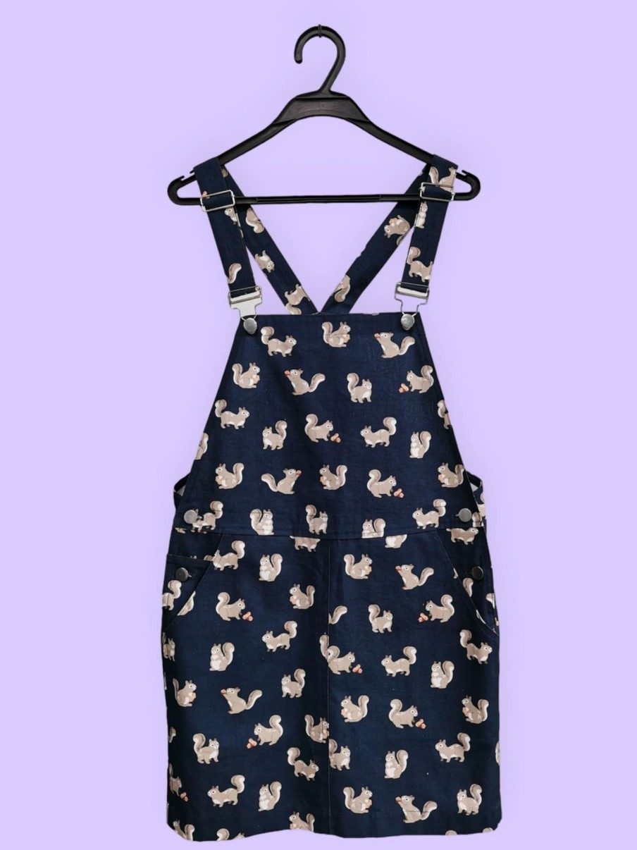 Women Origami Doll | Emily Overall Dress-Squirrel