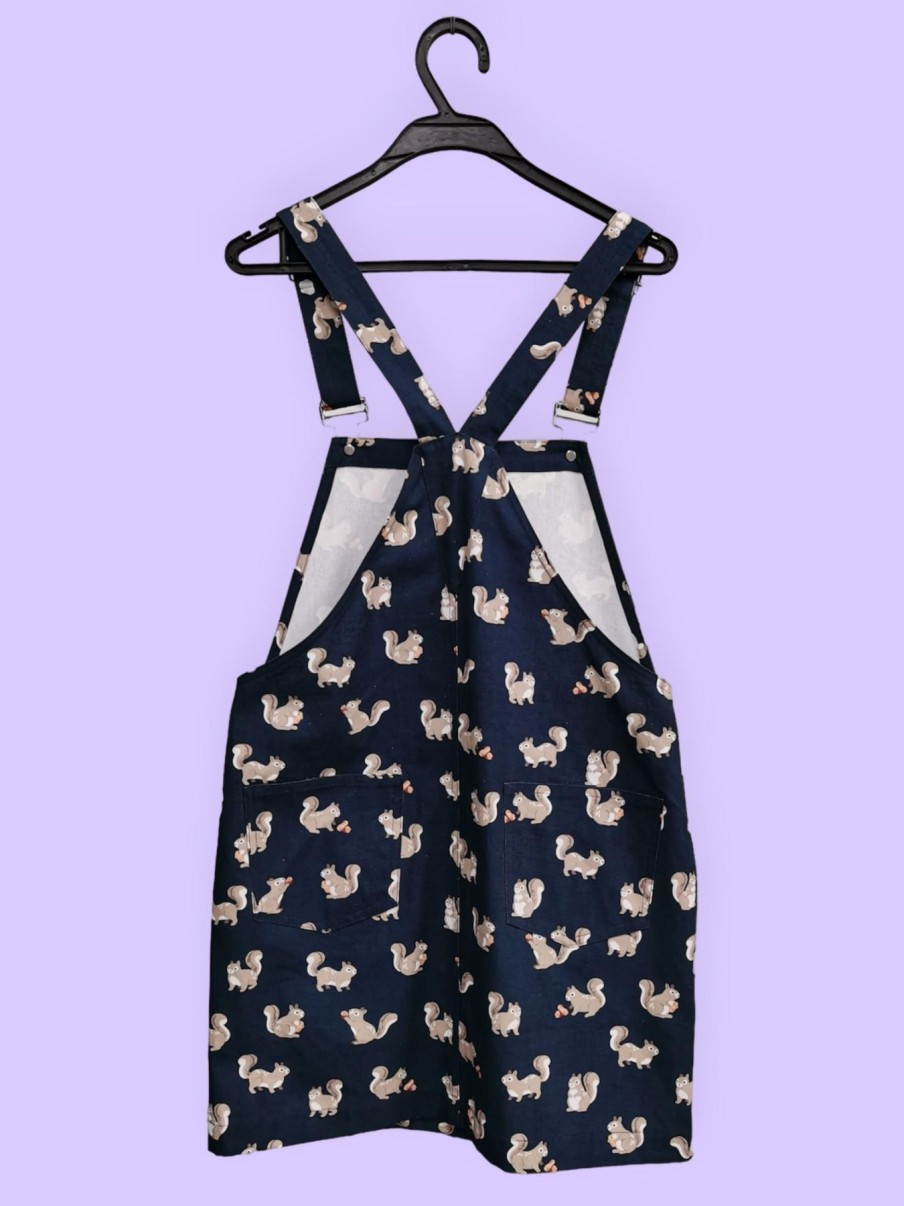 Women Origami Doll | Emily Overall Dress-Squirrel