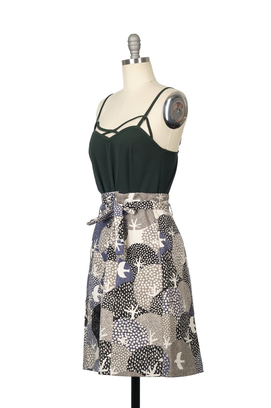 Women Origami Doll | Best Time Of My Life Skirt-Mountain Grey (Size 6 Only )