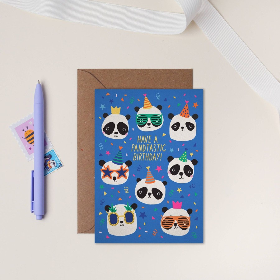 Homestyle Mifkins | Party Pandas Children'S Birthday Card | Kid'S Birthday Card