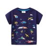 Kids Origami Doll | Glow In The Dark Prehistoric Dinosaur Tee Kids