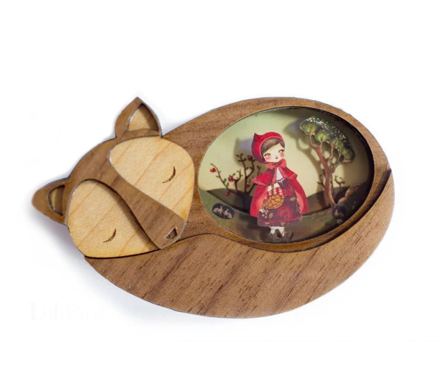 Jewellery Laliblue | Laliblue Red Riding Hood Brooch