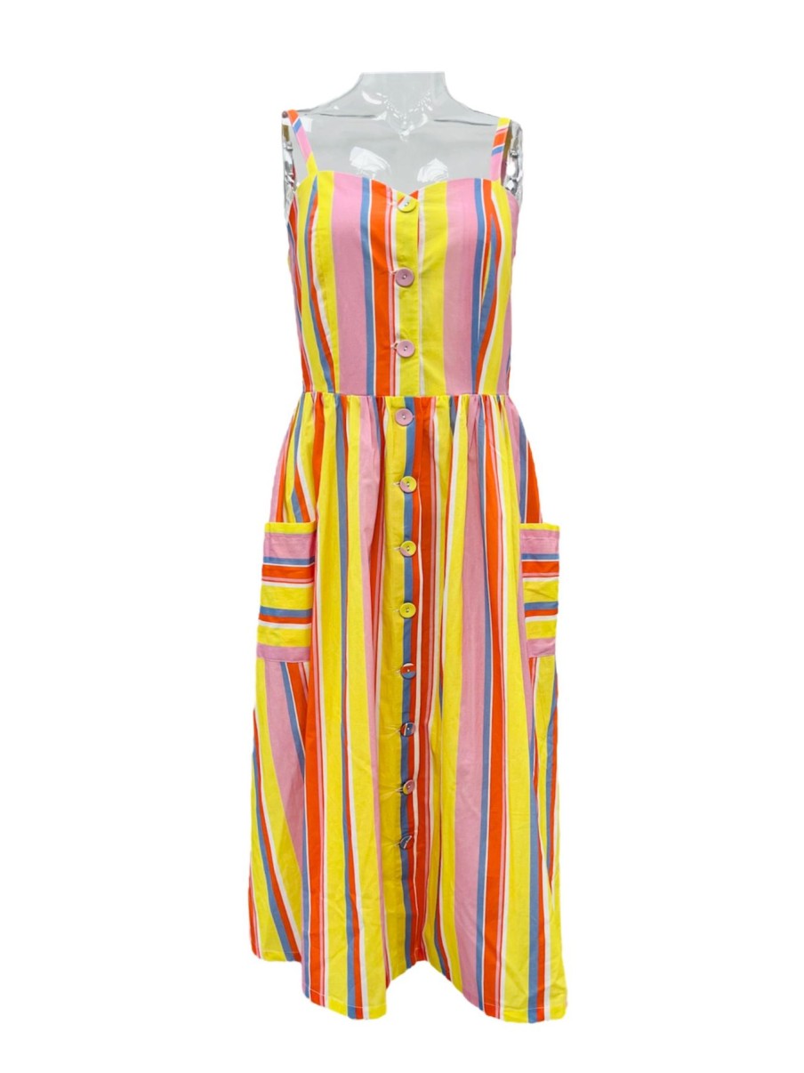 Women Origami Doll | Penelope Dress-Stripe