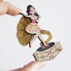 Jewellery Laliblue | Laliblue Pin Up Singer Brooch