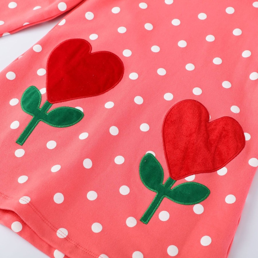 Kids Origami Doll | Polkadot Heart Shape Flower Girl Dress (Low In Stock/4,6&7 Yrs Old)