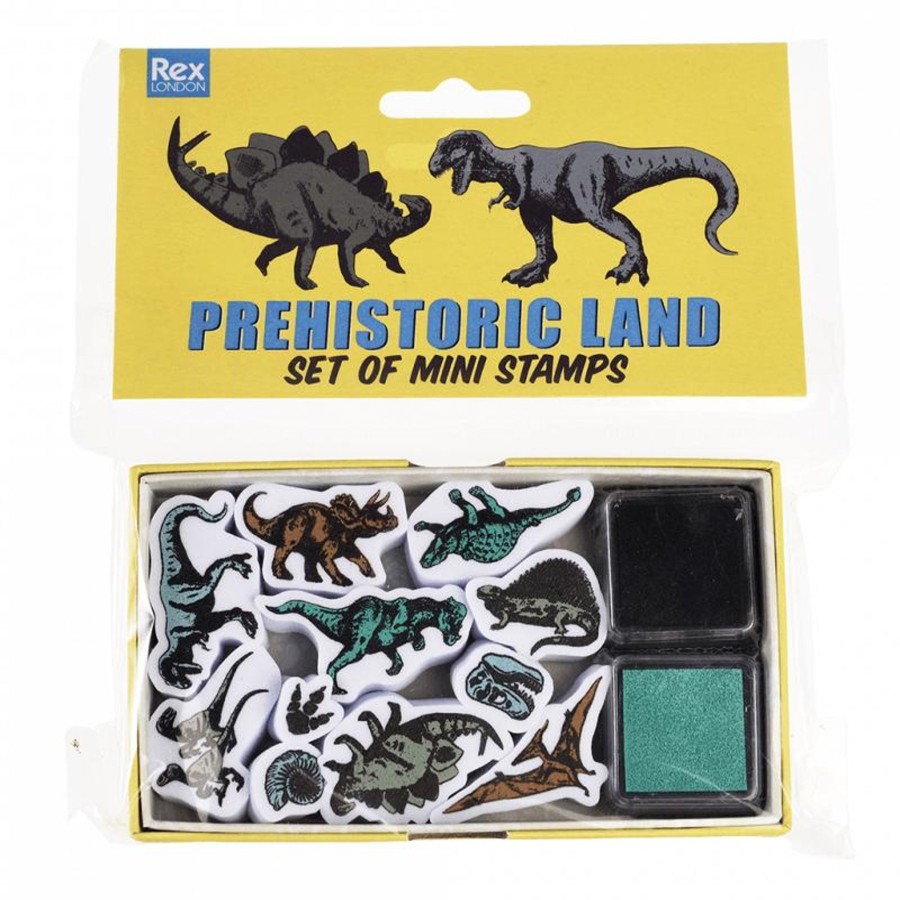 Homestyle Rex London | Set Of Mini Stamps-Prehistoric Land