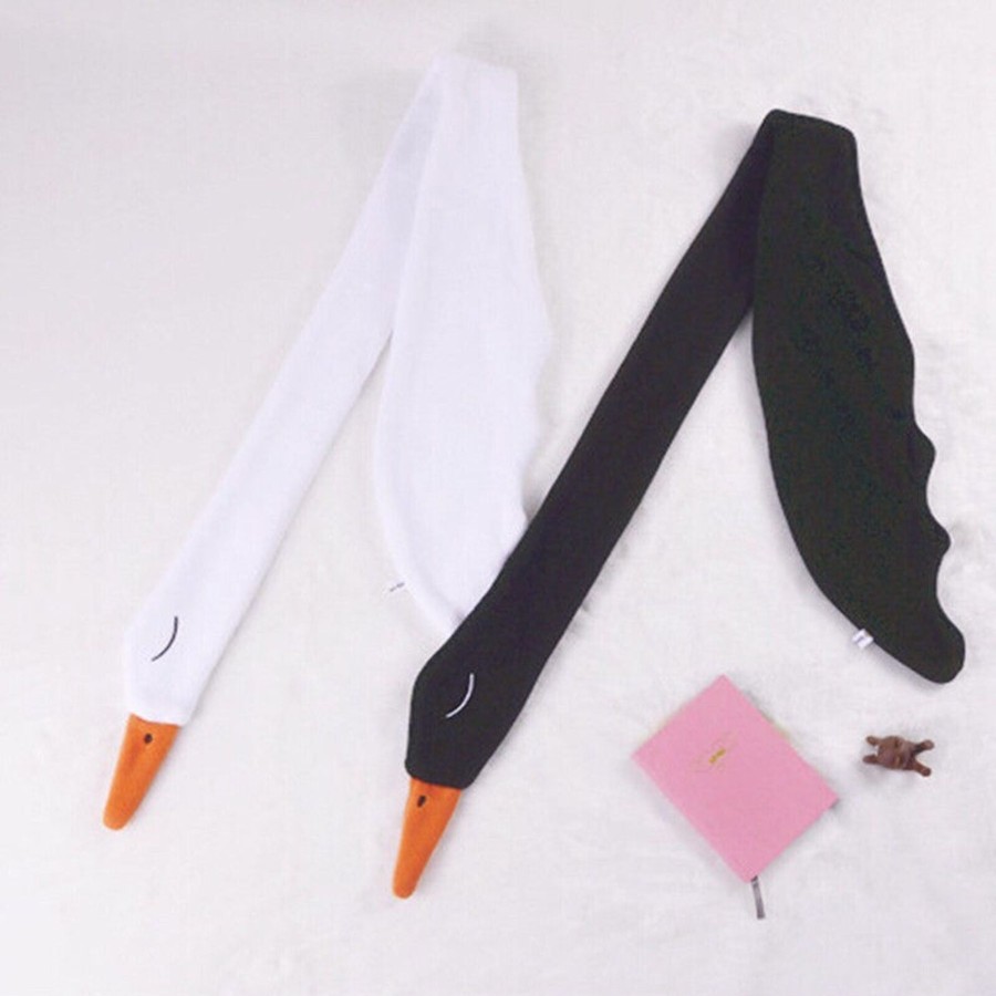 Homestyle Origami Doll | Swan Scarf-White