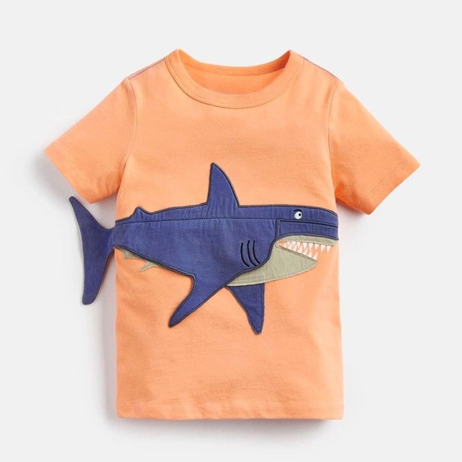 Kids Origami Doll | Orange Shark Tee