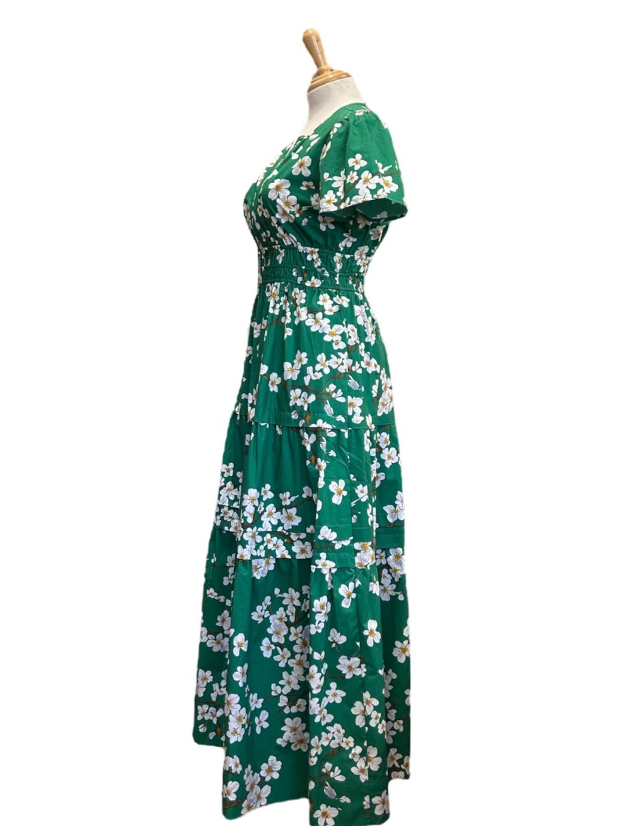 Women Origami Doll | Hanna Dress-Blossom Green (Size 16 Only)