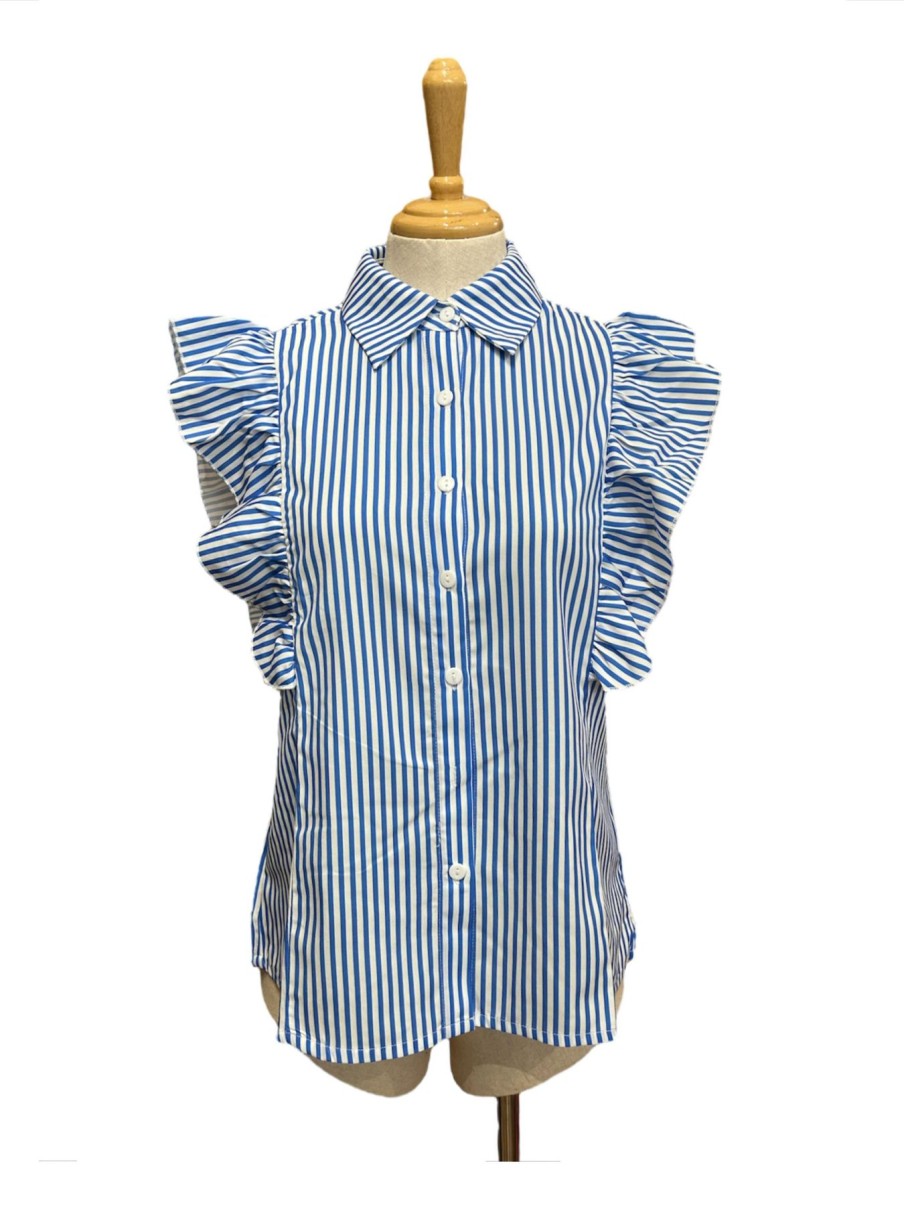 Women Origami Doll | Mandy Striped Top