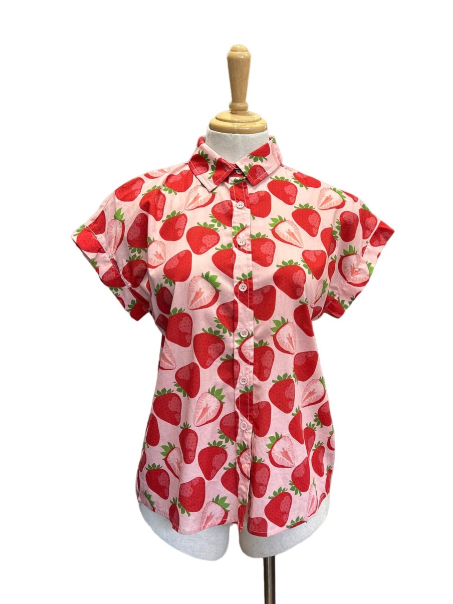 Women Origami Doll | Strawberry Top (Size 14 Only)