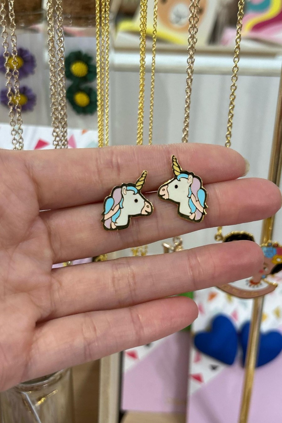 Jewellery Origami Doll | Unicorn Earring