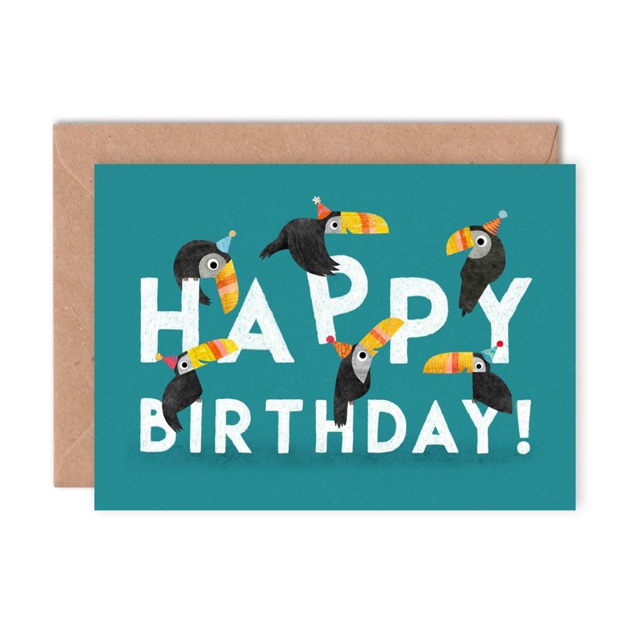 Homestyle Emily Nash Illustration | Happy Birthday Toucan Greeting Card