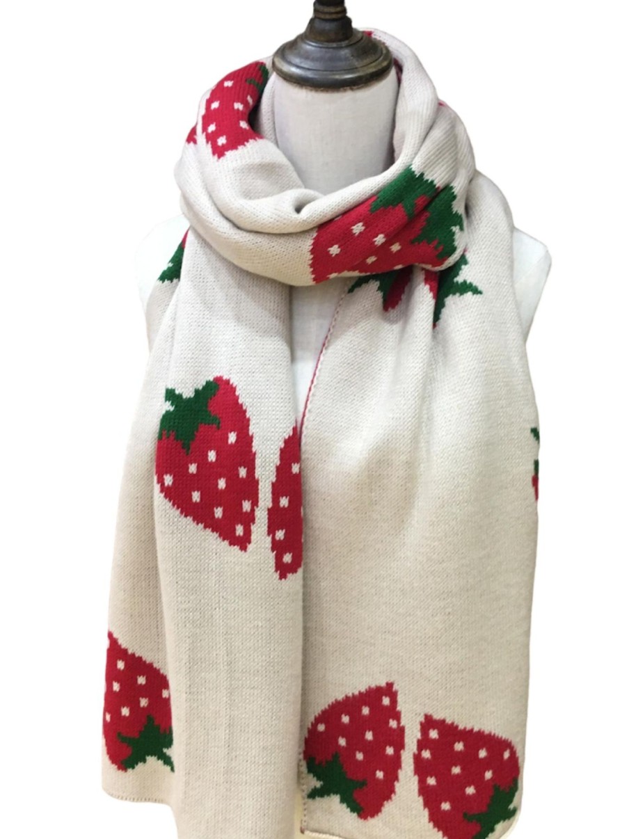 Homestyle Origami Doll | Strawberry Scarves (L)