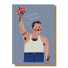 Homestyle Daria Solak Illustrations | Queen/Freddie Mercury Card