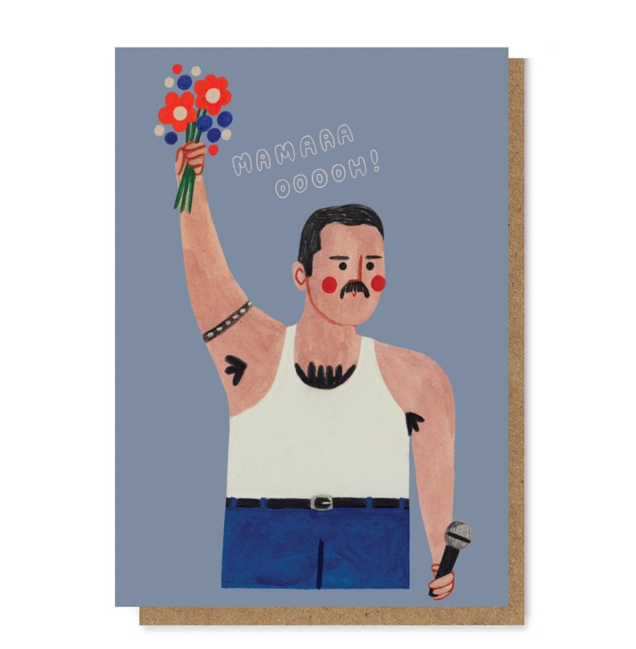 Homestyle Daria Solak Illustrations | Queen/Freddie Mercury Card