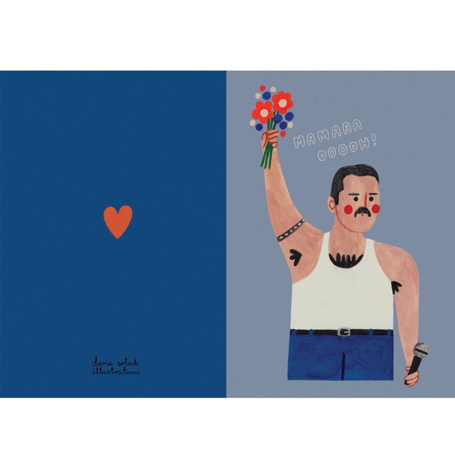 Homestyle Daria Solak Illustrations | Queen/Freddie Mercury Card