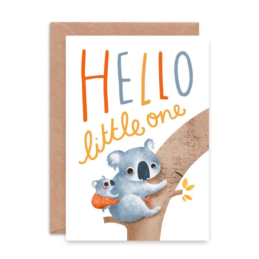 Homestyle Emily Nash Illustration | Hello Little One New Baby Greeting Card