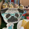 Homestyle Origami Doll | Ceramic Pug Plates