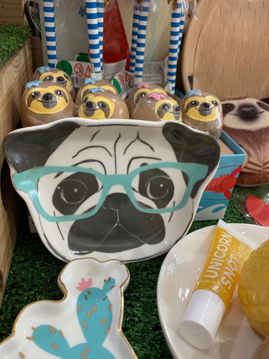 Homestyle Origami Doll | Ceramic Pug Plates