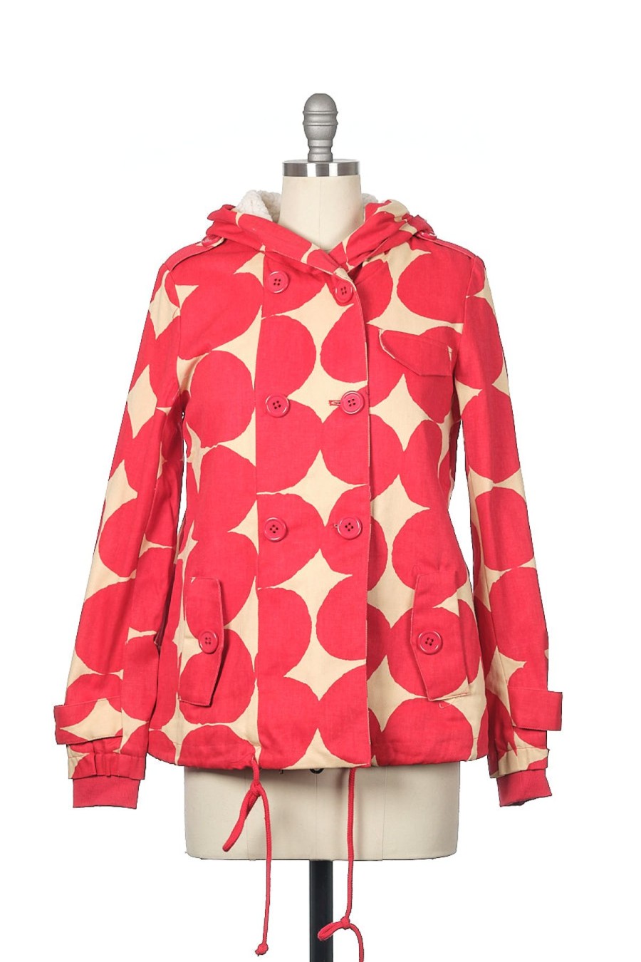 Women Origami Doll | Join The Dots Jacket Red