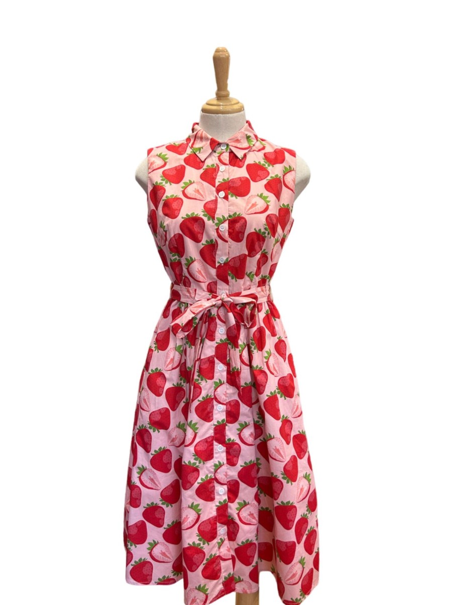 Women Origami Doll | Great Adventure Dress-Strawberry