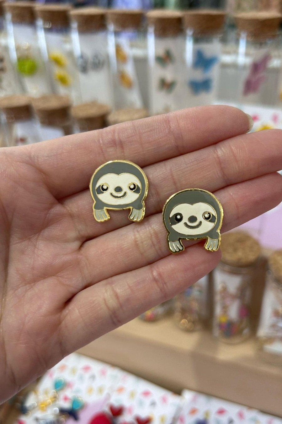 Jewellery Origami Doll | Sloth Earring