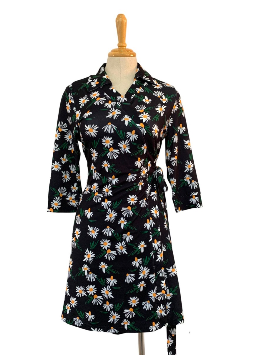 Women Origami Doll | Bella Wrap Dress-Daisy