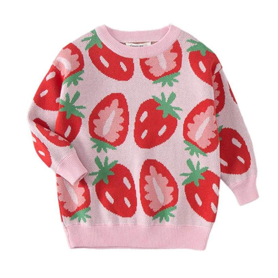 Kids Origami Doll | Strawberry Kids Pullover