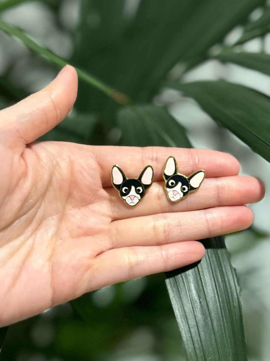 Jewellery Origami Doll | Cornish Rex Cat Earring