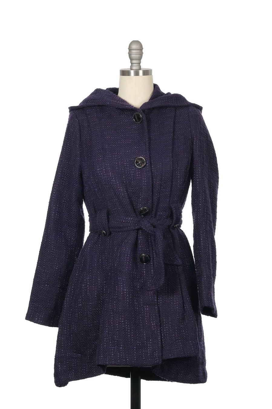 Women Origami Doll | Maisie Coat Jacket-Purple