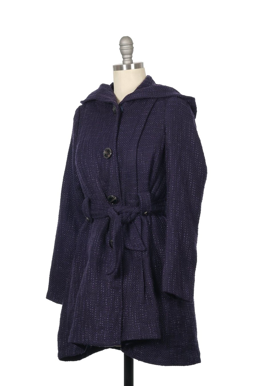 Women Origami Doll | Maisie Coat Jacket-Purple