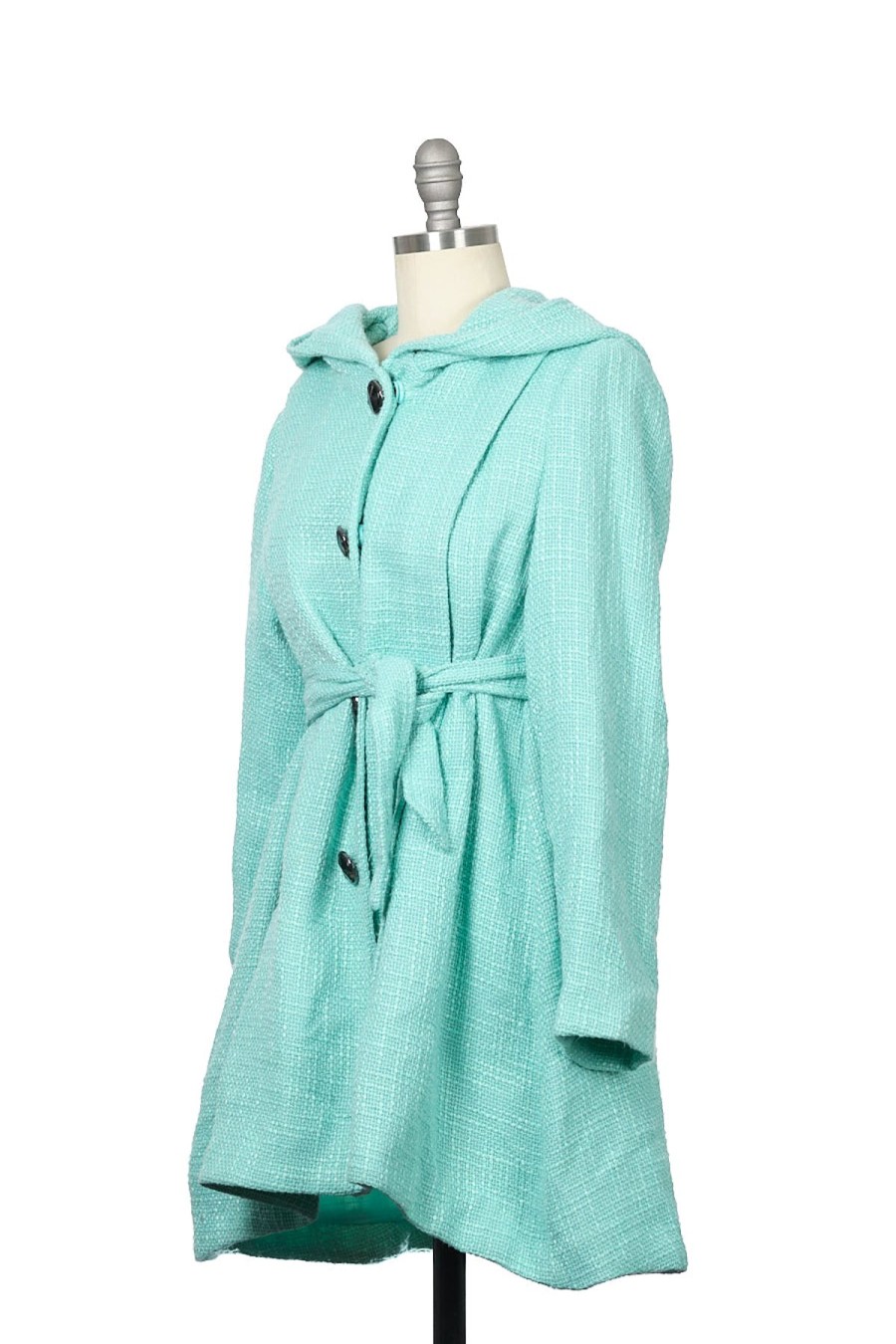 Women Origami Doll | Maisie Coat Jacket-Teal