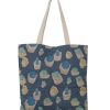 Bags Origami Doll | Tote Bag-Blue Cactus