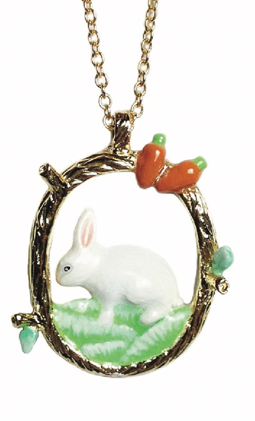 Jewellery Origami Doll | Handmade Bunny Carrot Ring And Necklace