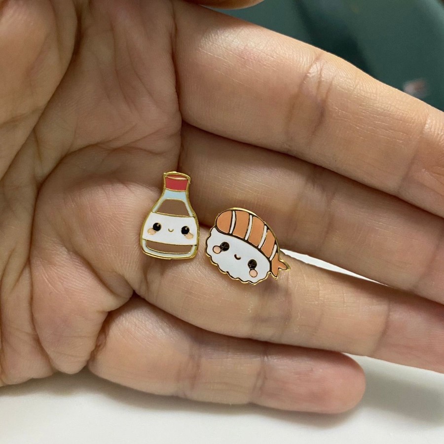 Jewellery Origami Doll | Sushi & Soy Sauce Earring