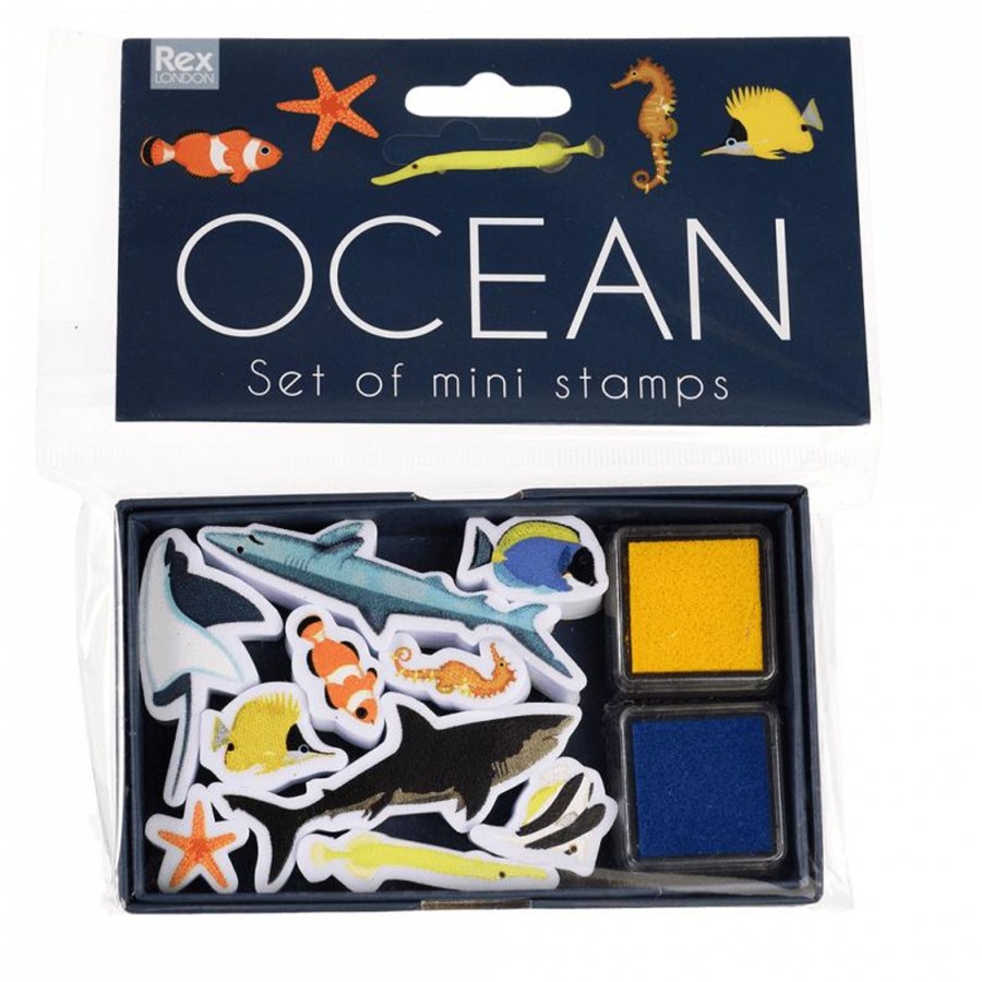 Homestyle Rex London | Copy Of Set Of Mini Stamps-Ocean