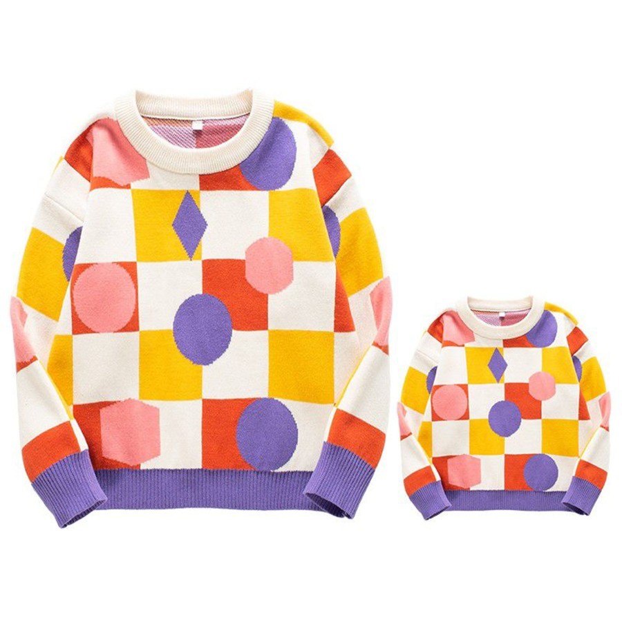 Kids Origami Doll | Colourful Shape Kids Pullover